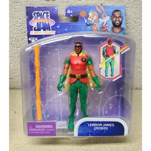 Space Jam A New Legacy Lebron James Robin Action Figure 5” By Moose ~ NEW - Picture 1 of 5